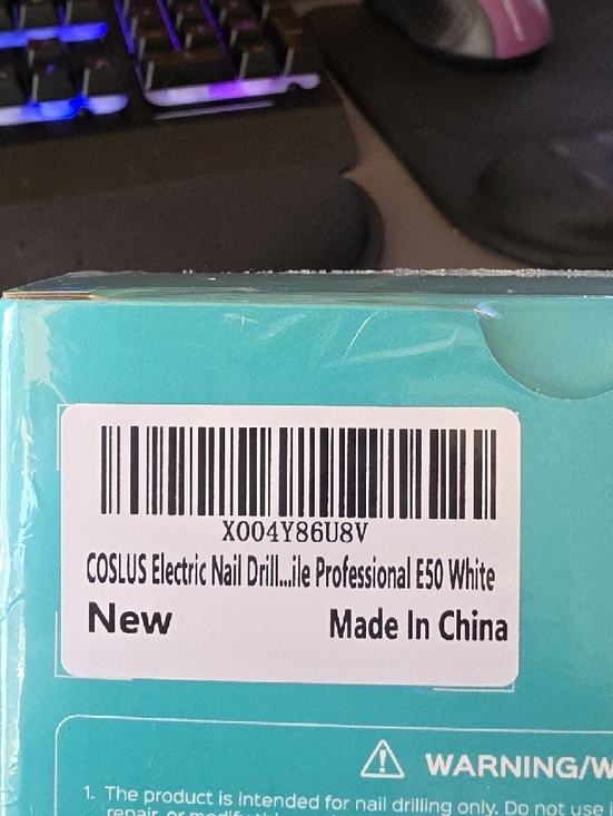 COSLUS E50 High-Power Electric Nail Drill - Picture 4 of 4